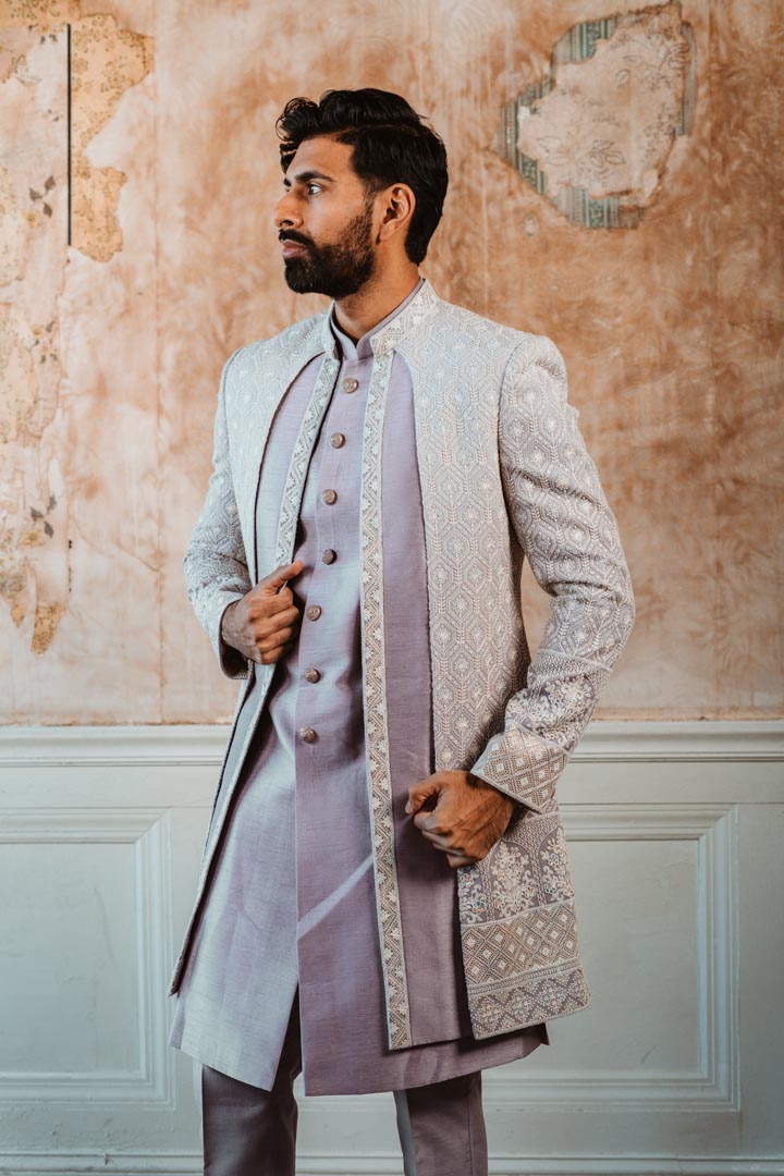 Lavender Kurta Set