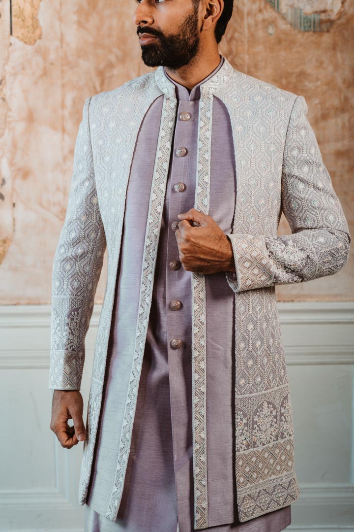 Lavender Kurta Set