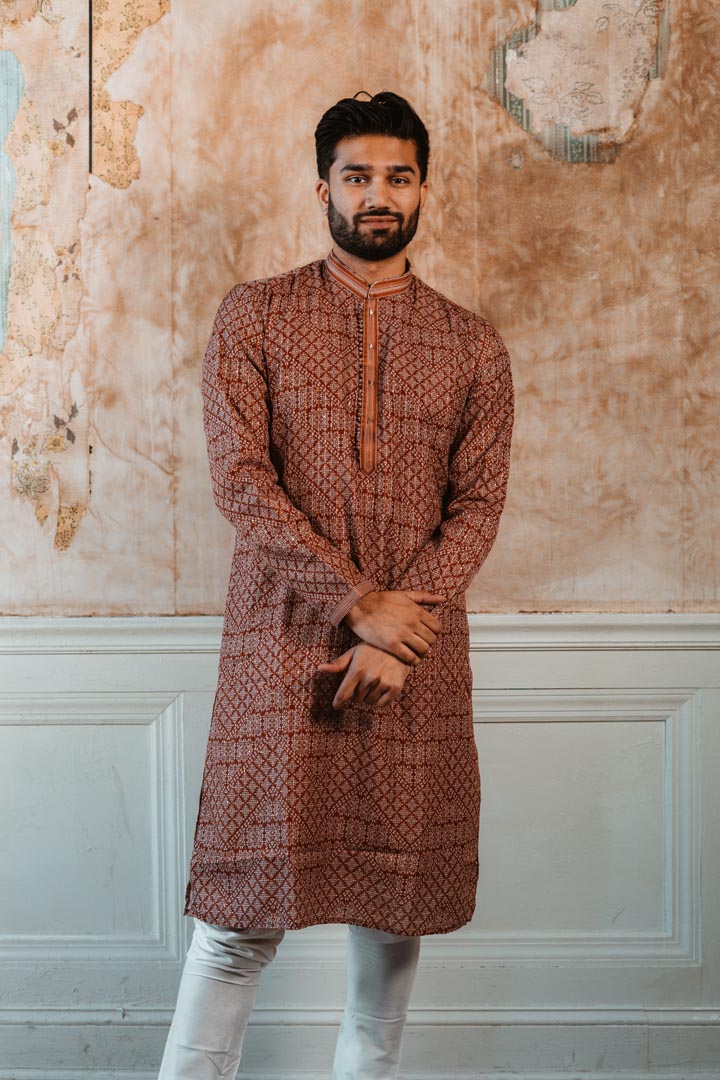 Burnt Orange Kurta