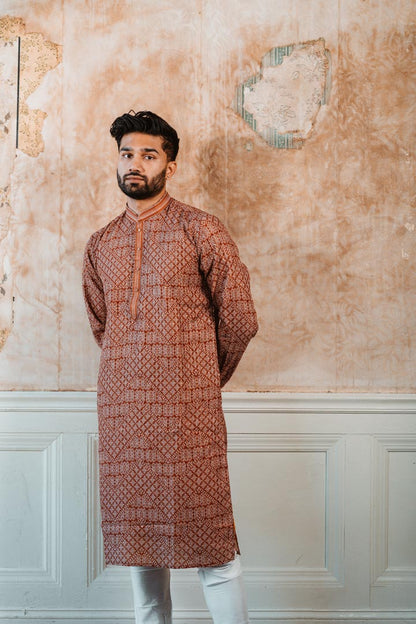 Burnt Orange Kurta