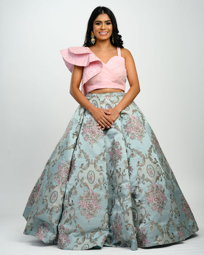 Bridgerton Lehenga